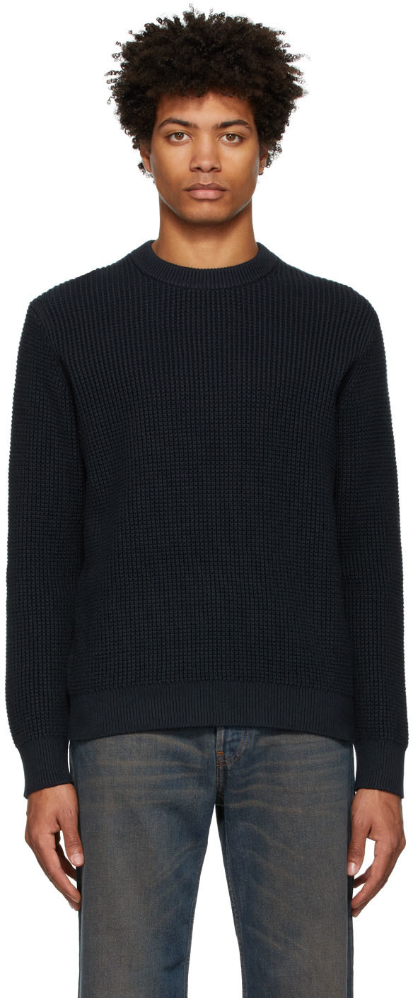 Theory Navy Gary Crew Cashton Sweater Theory