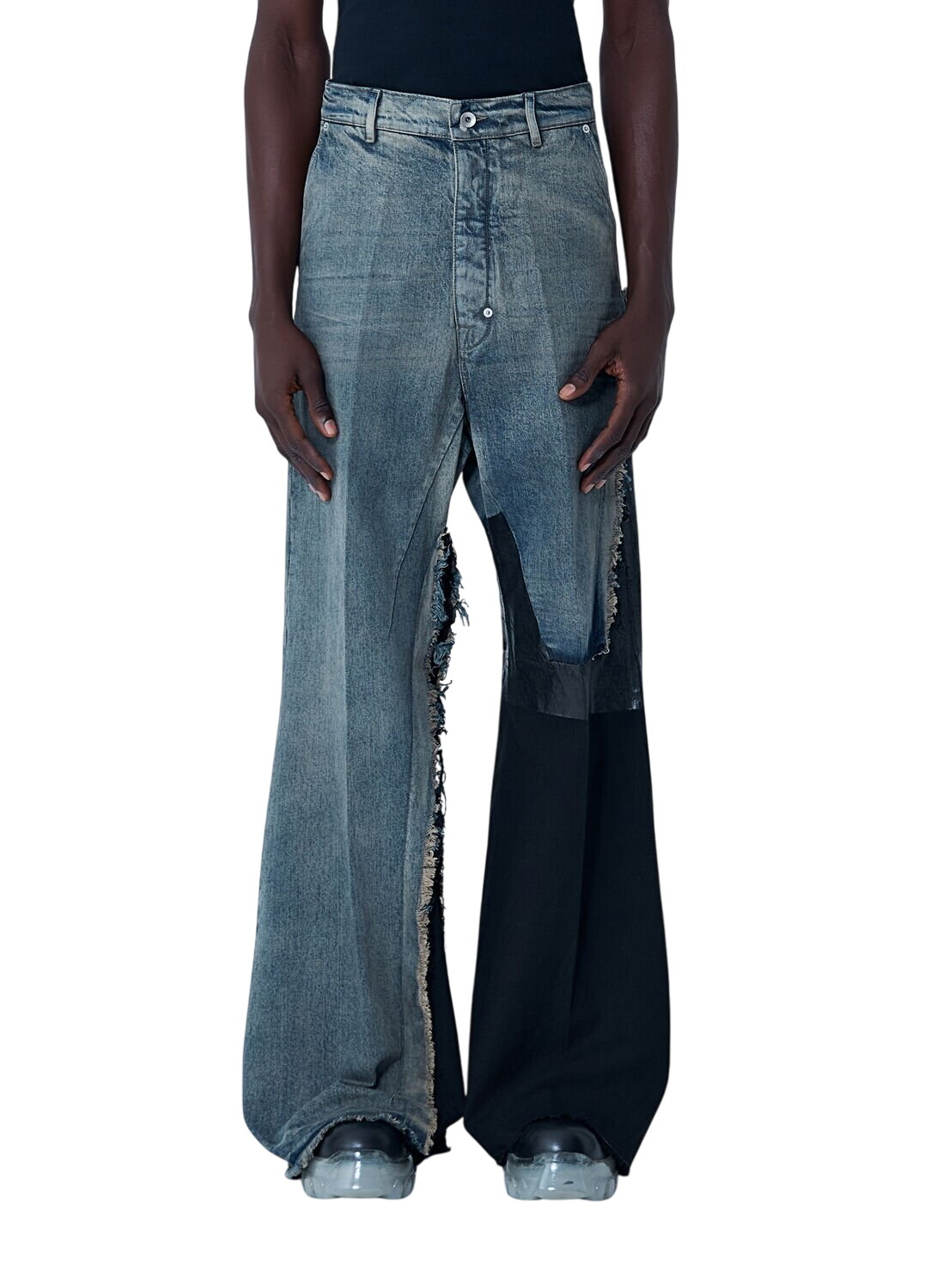 Rick Owens Off-White & Yellow Tailored Belas Jeans Rick Owens