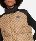 Gucci - GG cotton canvas down vest