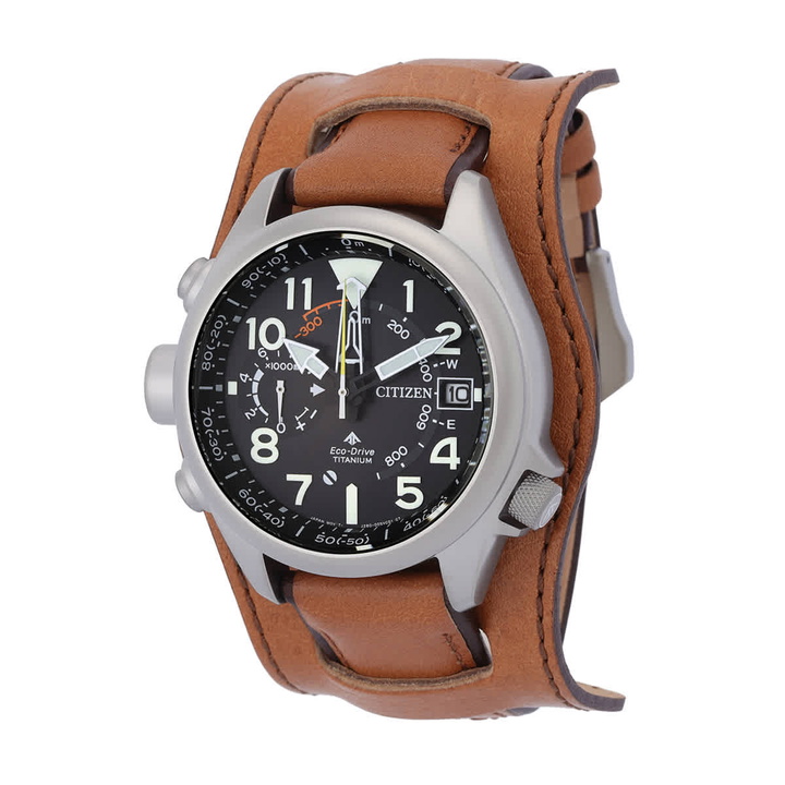 Photo: Citizen Promaster Land Quartz Black Dial Mens Watch BN4061-08E