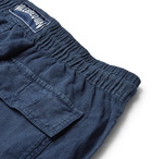 Vilebrequin - Baie Linen Cargo Shorts - Blue