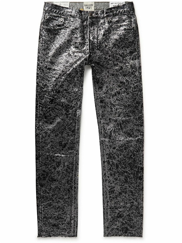 Photo: Gallery Dept. - Analog 5001 Slim-Fit Metallic Painted Jeans - Gray
