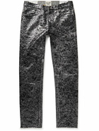 Gallery Dept. - Analog 5001 Slim-Fit Metallic Painted Jeans - Gray