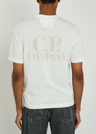 C.P. Company Logo Print Cotton T-shirt White