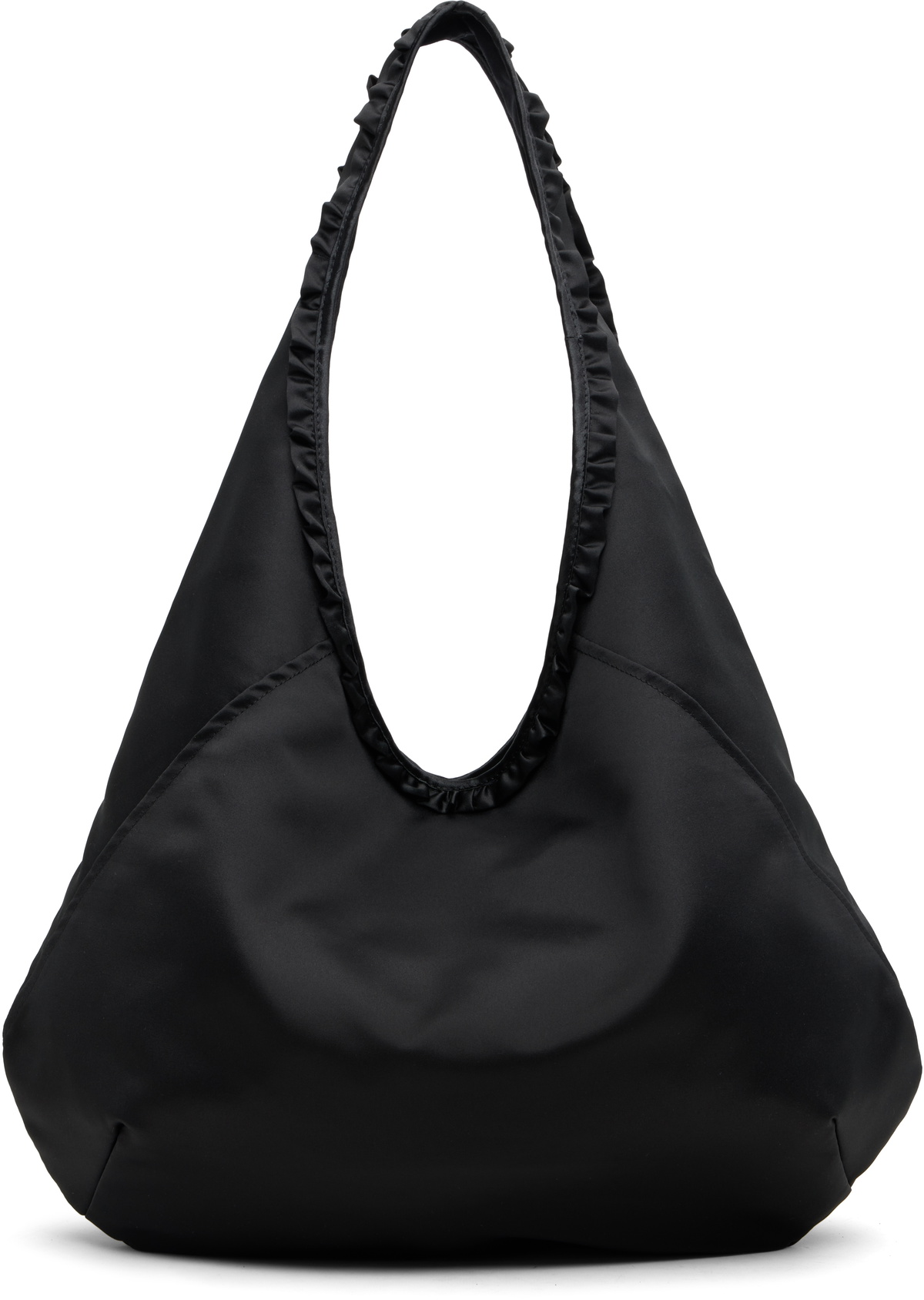 ABRA SSENSE Exclusive Black Ballerina Satin Bag