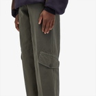 Dries Van Noten Men's Paxford Garment Dyed Cargo Pants in Grey