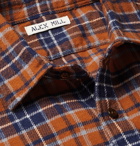 Alex Mill - Checked Cotton-Flannel Shirt - Orange