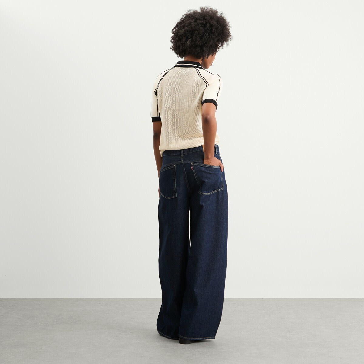House Of Sunny Women's Keepers Knit Polo in Oat