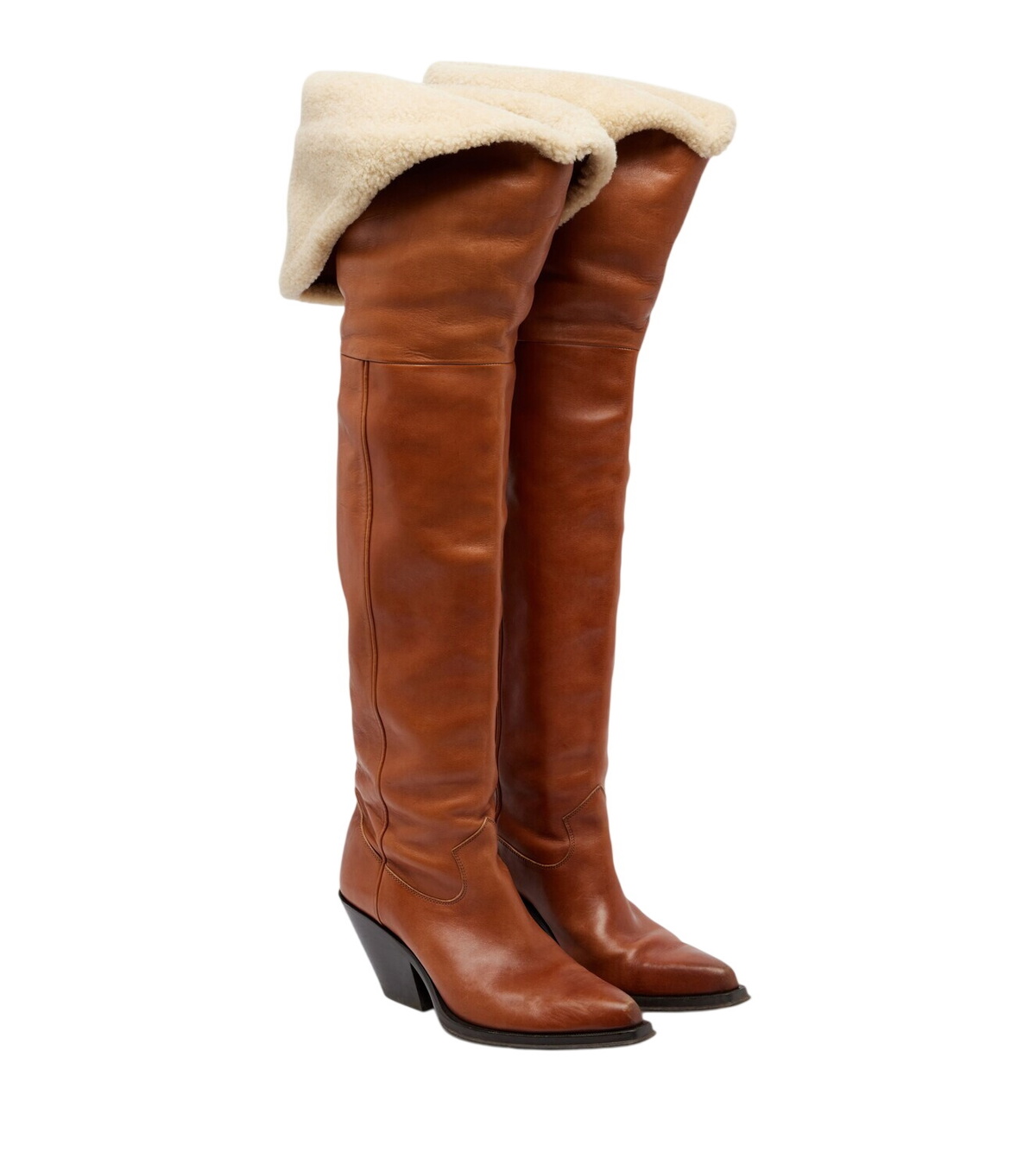 Chloeレザー ロングブーツ キャメル37 Chloé Black & Grey Franne Sock Boots Chloe