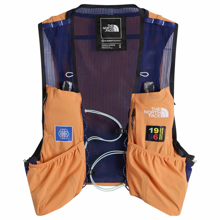 Photo: The North Face Men's Summit Run Expedition Vest 10 in Papaya/Bold Blue
