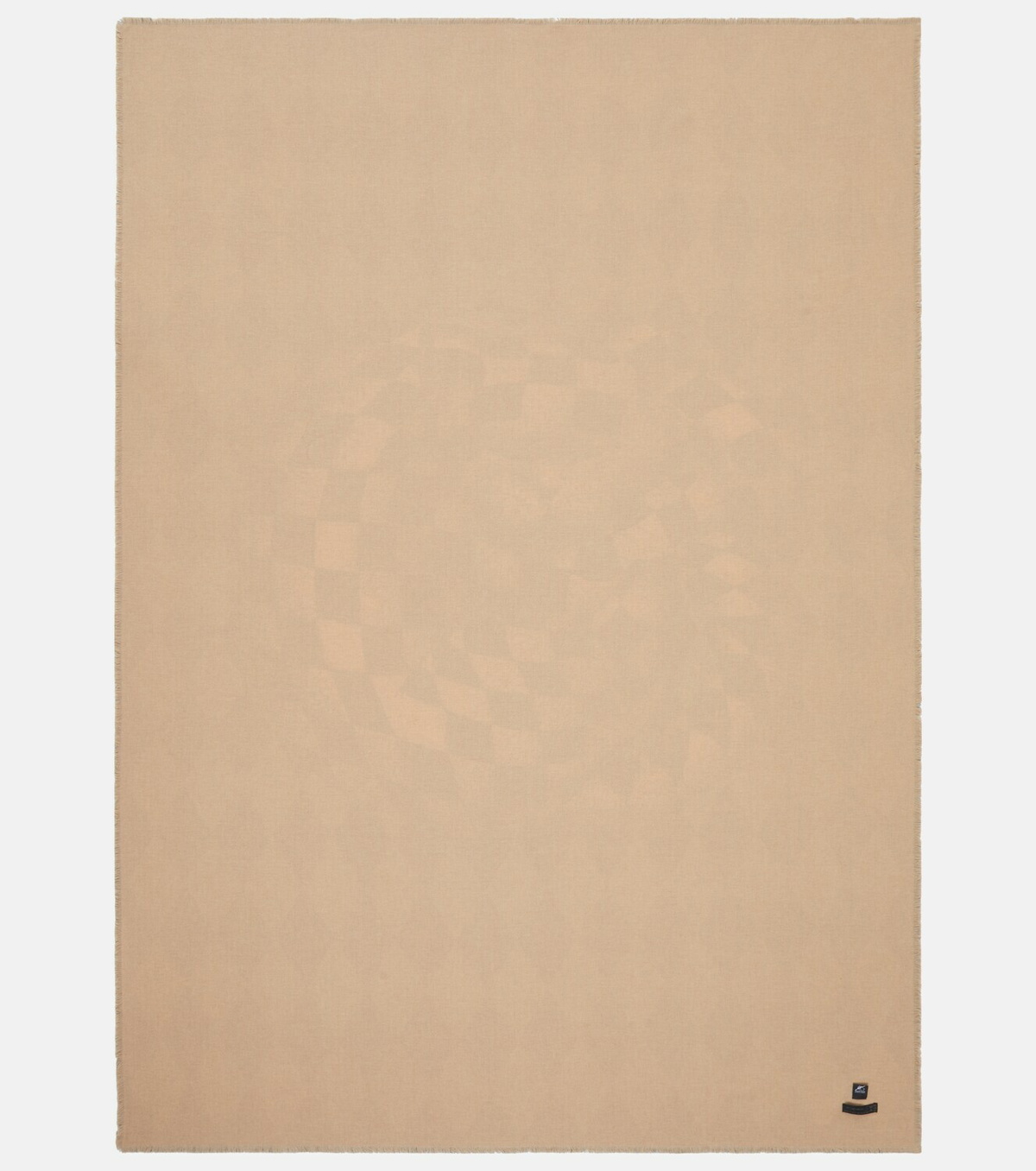 Fornasetti Argyle wool blanket