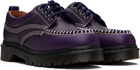 Dr. Martens Purple Orleans Leather Lowell Derbys