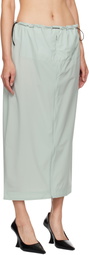 JOHANNA PARV Green Cover Midi Skirt