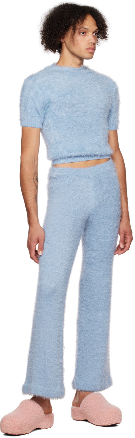 Chet Lo SSENSE Exclusive Blue Mammoth Sweater