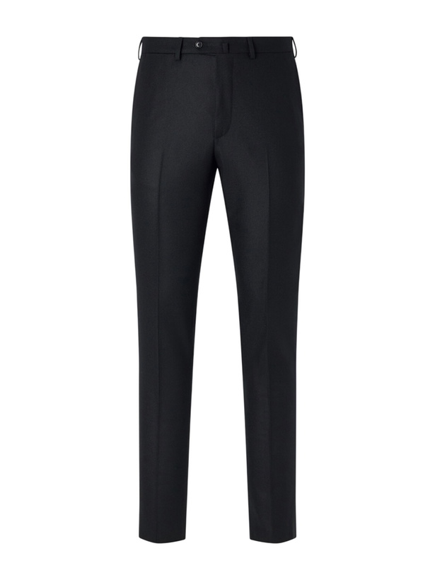 Photo: De Petrillo - Straight-Leg Wool and Cashmere-Blend Suit Trousers - Black