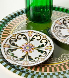La DoubleJ Tyrrhenia Tulyps set of 2 porcelain dessert plates