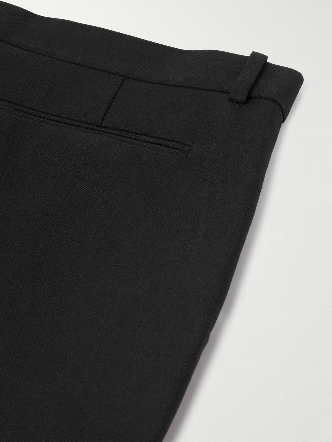 The Row - Straight-Leg Wool-Twill Suit Trousers - Black The Row