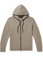 Theory - Jago Stretch-Knit Zip-Up Hoodie - Neutrals