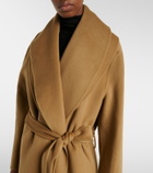 Róhe Scarf-detail wool and cashmere wrap coat