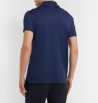 Richard James - Slim-Fit Cotton and Lyocell-Blend Jersey Polo Shirt - Blue