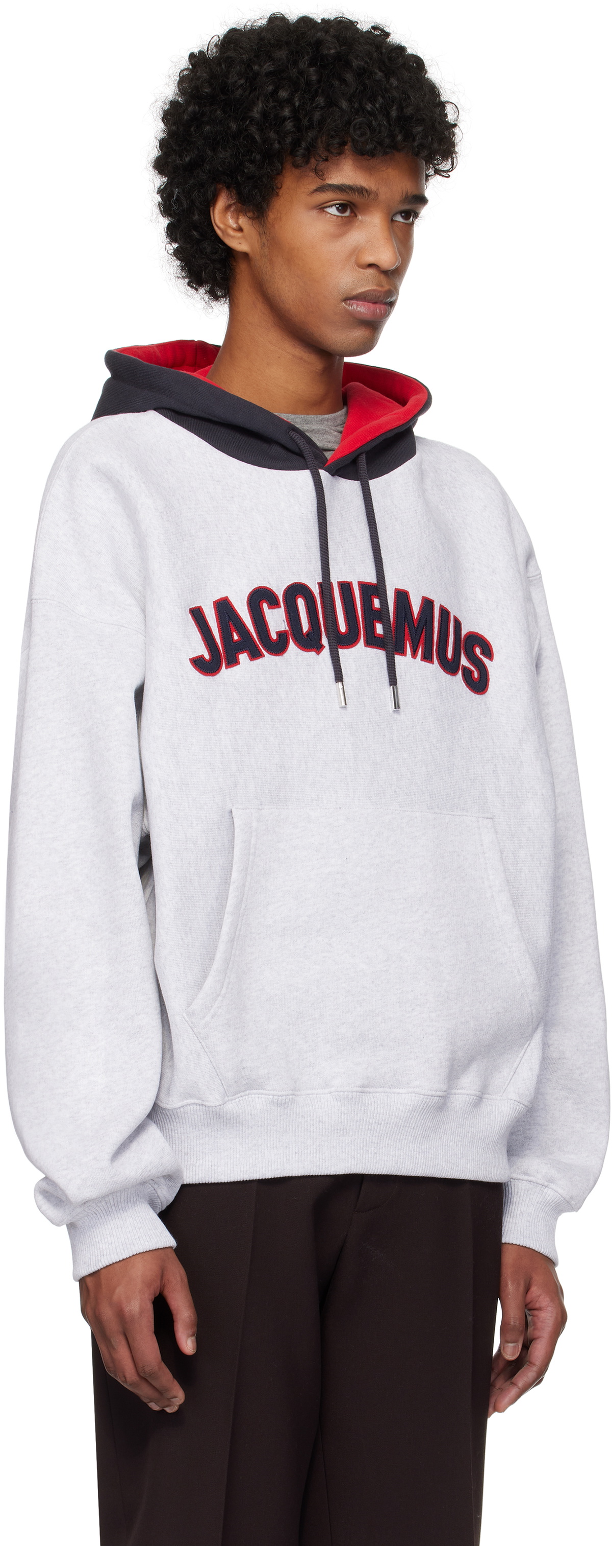 JACQUEMUS Gray 'The Baseball' Hoodie Jacquemus