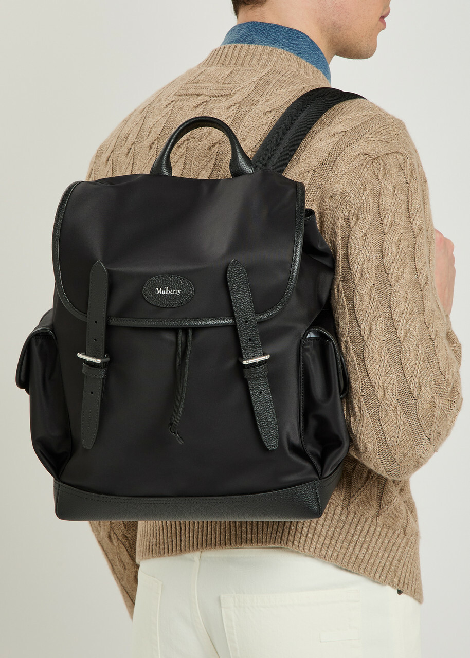 Mulberry Heritage Nylon Backpack - Black - One Size
