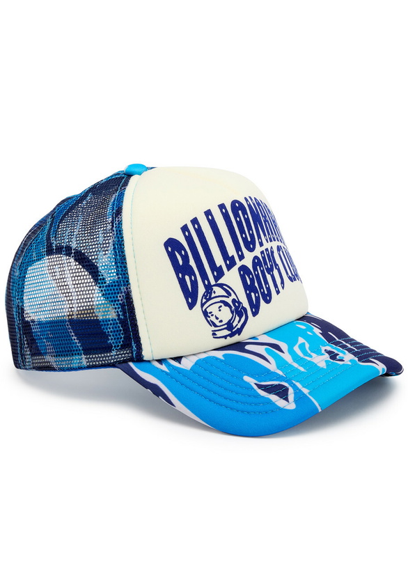 Photo: Billionaire Boys Club Camo Arch Logo Jersey Trucker cap - Blue - One Size