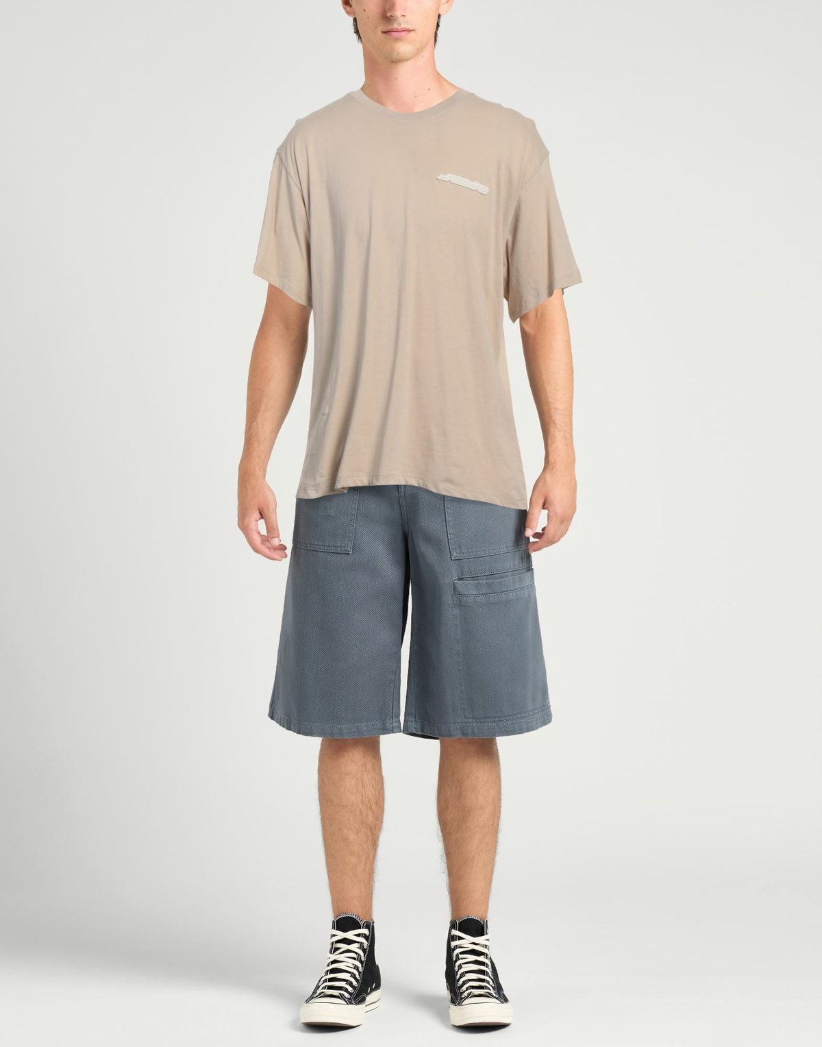Sandro Mens T-shirt in Beige