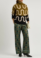 LA Double J Pajama Printed Silk-twill Trousers Multicoloured