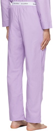 Sporty & Rich Purple Serif Sweatpants