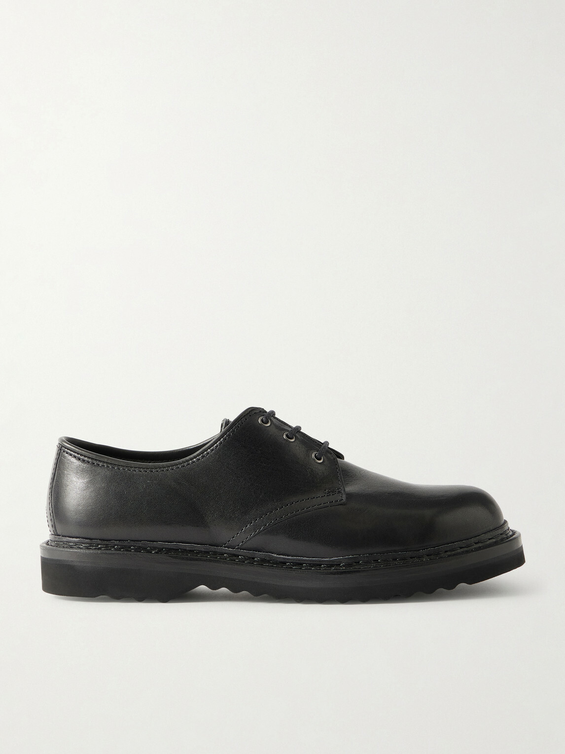 Our Legacy - Trampler Leather Derby Shoes - Black
