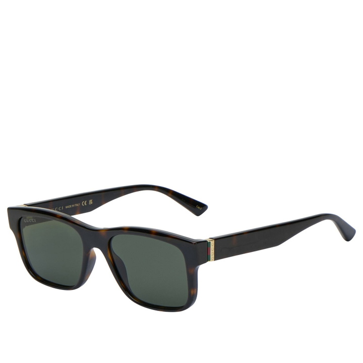 Photo: Gucci Men's GG2085S Sunglasses in Havana/Green 