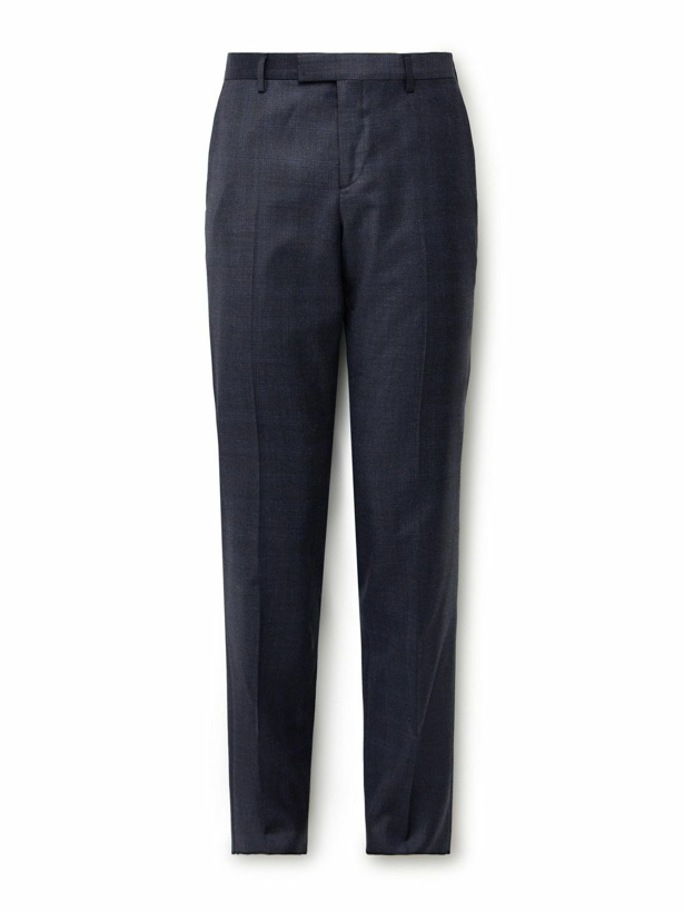 Photo: Paul Smith - Slim-Fit Prince of Wales Checked Wool Suit Trousers - Blue