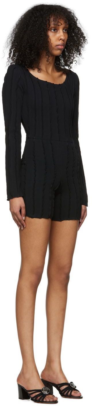 Helenamanzano SSENSE Exclusive Black Carmen Jumpsuit