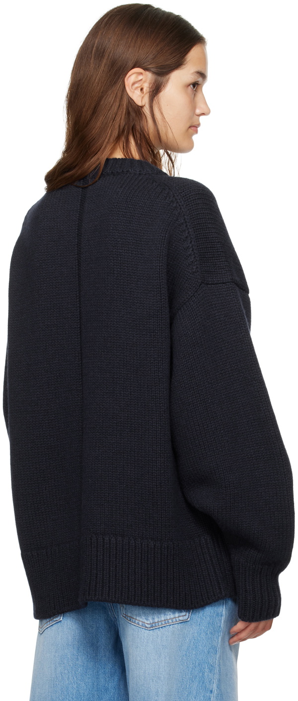The Row Navy Ophelia Sweater The Row