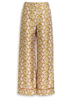 LA Double J Printed Silk-twill Pyjama Trousers Multicoloured