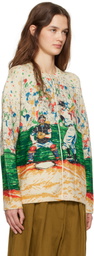 Bode Multicolor Slugger Cardigan