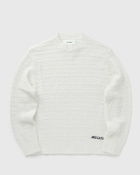 Axel Arigato Grid Sweater White Mens Pullover