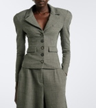 Magda Butrym Herringbone wool-blend jacket