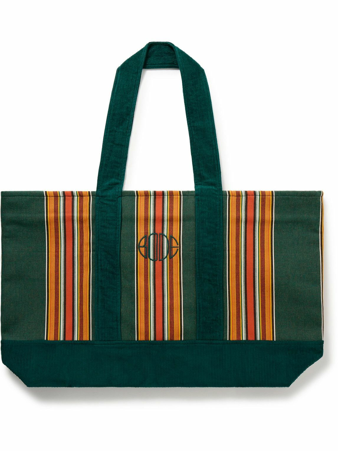 BODE Men's Laundry Tote Bag in Natural/Black Bode