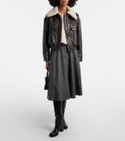Brunello Cucinelli Virgin wool midi skirt
