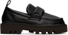 Dries Van Noten Black Padded Loafers