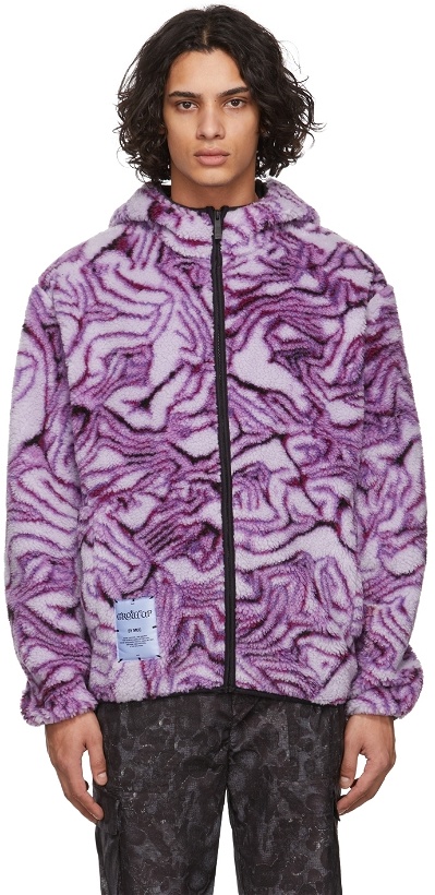 Photo: MCQ Purple Fleece Jacket