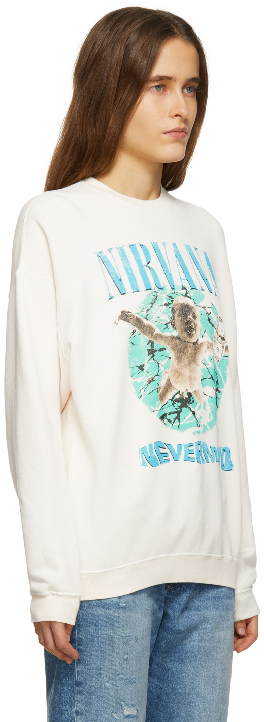R13 Off-White Nirvana Sweatshirt R13