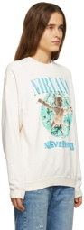R13 Off-White Nirvana Sweatshirt