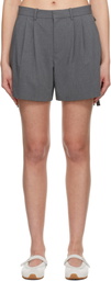 Sandy Liang Gray Hinoki Shorts