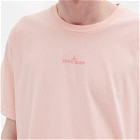 Stone Island Men's Abbreviation Three Graphic T-Shirt in Pink