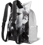 Raf Simons - Eastpak Printed Shell and Cotton-Canvas Backpack - Silver