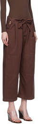 Gil Rodriguez Brown 'The Lou' Lounge Pants