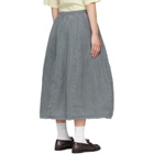 YMC Gray Parachute Midi Skirt